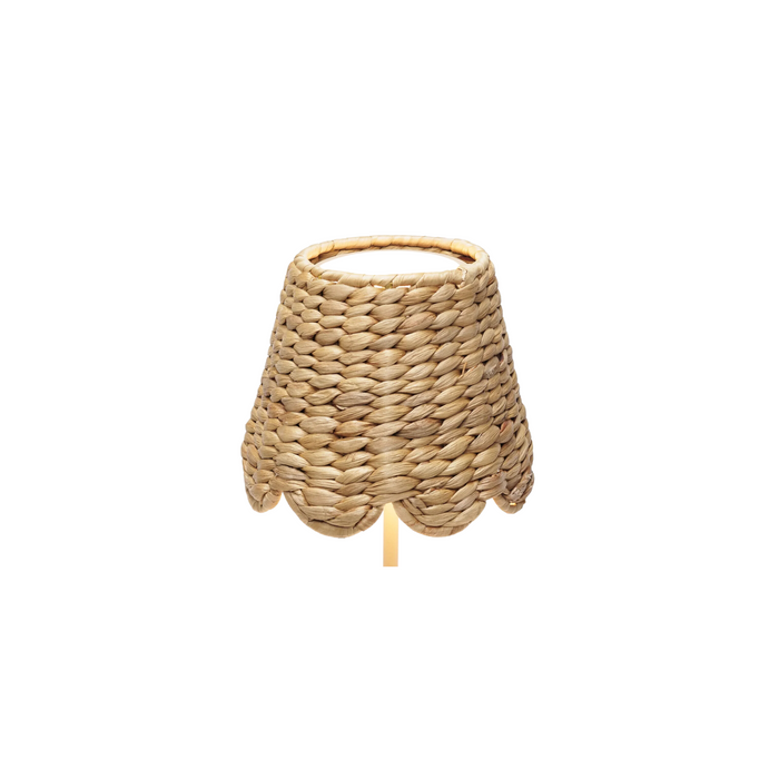 Rattan Lampshade, Scalloped Edge