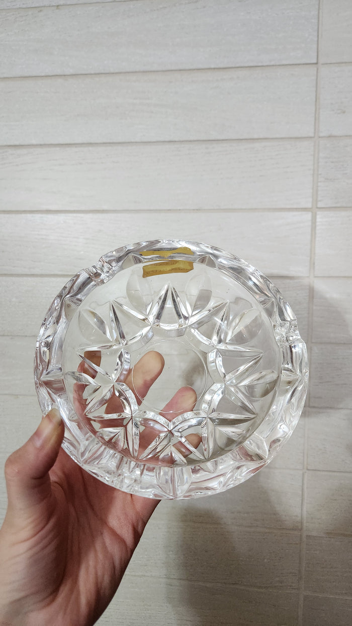 RCR Royal Crystal Rock 24% Lead Crystal Ashtray