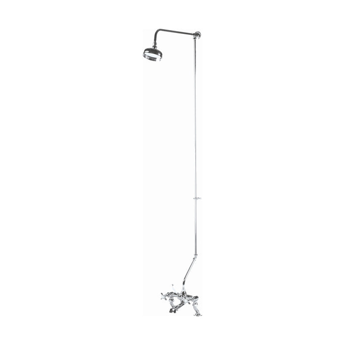 [BSRR305] Rigid Riser Kit with Swivel Spout    - Chrome - Cutout