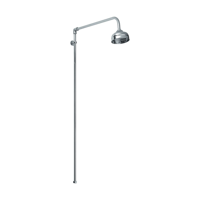 [BSRR170] Rigid Riser Shower Kit with Swivel Spout - Chrome - Cutout