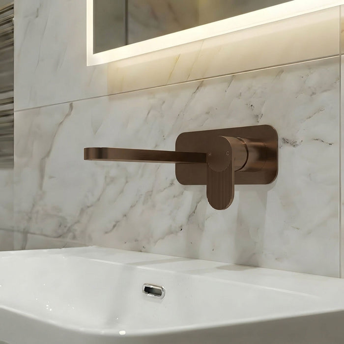 [BTCU1528F] Riley Hill Wall Mounted Basin Tap - Choice of Colour - Silo