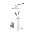 [BSBS38MV2] Ripple Concealed Square Manual Valve Shower Set - Chrome - Balterley - Cutout
