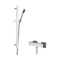 [BSBS96BV1] Ripple Square Bar Valve & Sheer Slide Rail Shower Kit - Chrome - Balterley - Cutout