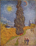 Road with Cypress and Star