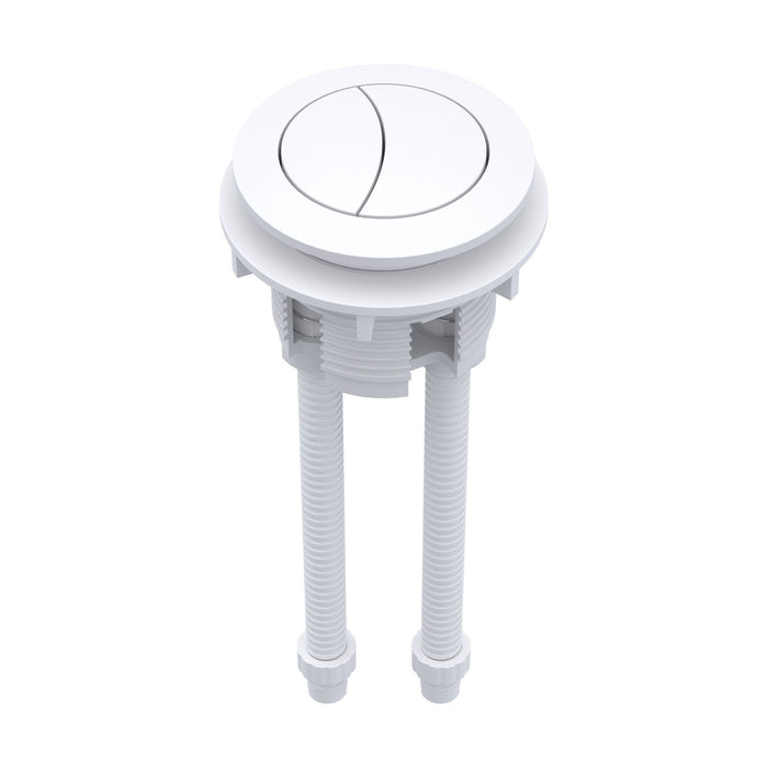 [BWPB101] Round Cistern Push Flush Button, 45 x 45 x 160mm, Choice of Colour - Cutout