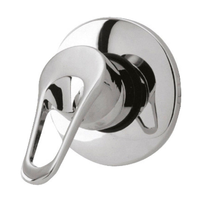 [BSMV200] Round Concealed Or Exposed Manual Shower Valve (1 Outlet) - Chrome - Cutout