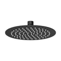 [BSSH4082] Round Fixed Head, 200mm - Matt Black - Cutout