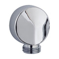 [BSOE203] Round Outlet Elbow in a Chrome Finish - Cutout