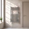 [BHSL35080] Round Straight Towel Radiator 800x500 - Silo