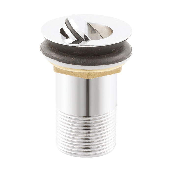 [BASWR02] Round Unslotted Flip Top Basin Waste - Chrome - Cutout