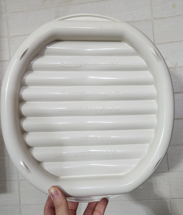 Rubbermaid Microwave Cookware Bacon 'n Roast Rack Tray