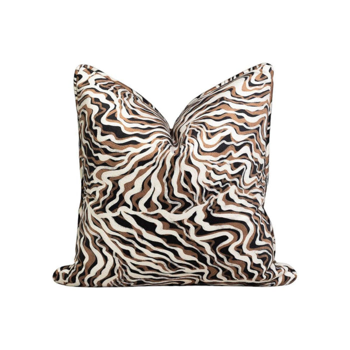 20 x 20 pillow Sabine espresso pattern THROW PILLOW