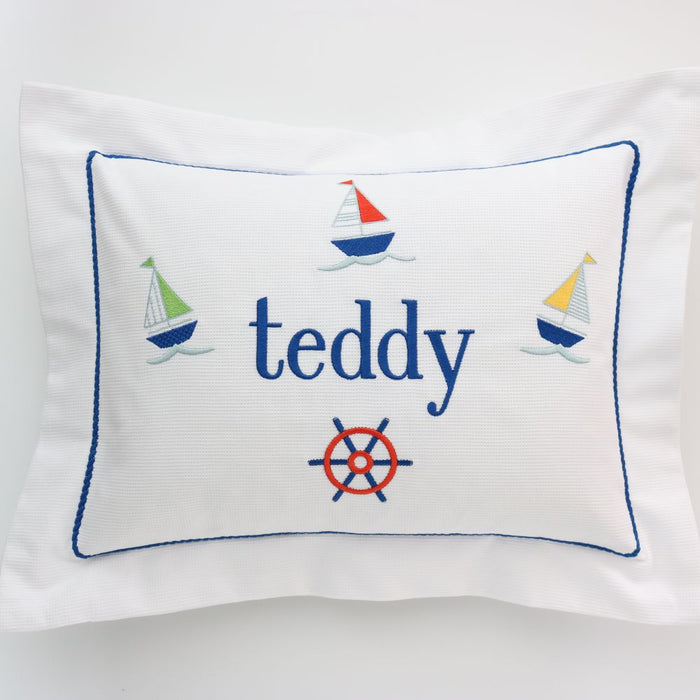 Sailboat Boudoir Pillow