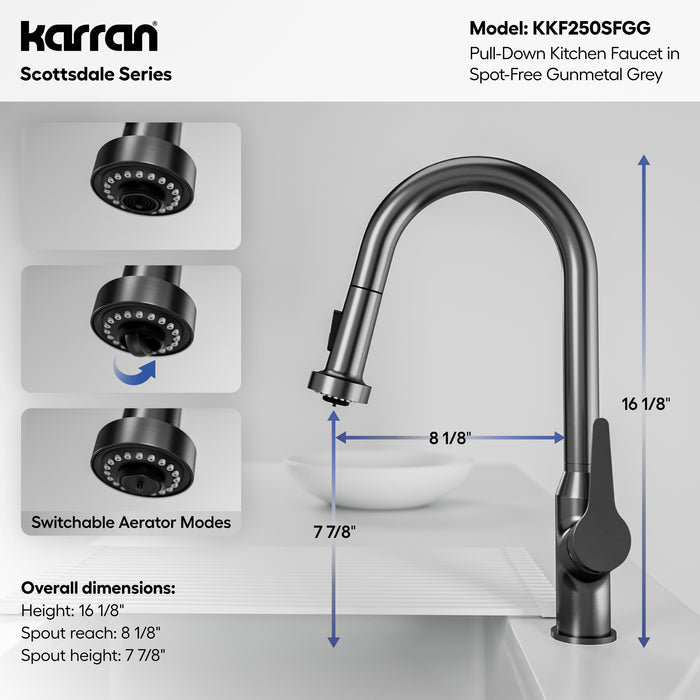 KKF250SFGG Dimensions