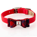 Scotty Big Bow Chestnut Plaid Collar