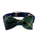 Scotty Bow Tie Collar Forest Plaid