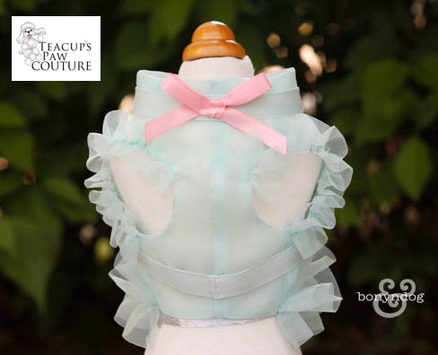 See Through Ruffle Doggie Harness