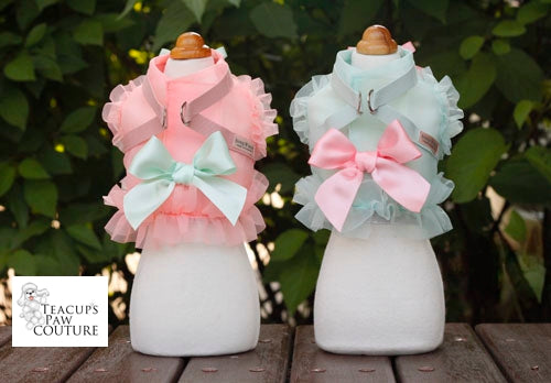 See Through Ruffle Doggie Harness