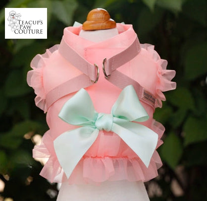See Through Ruffle Doggie Harness