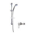 [BSBR02MV1] Shower Bundle Exposed Round Manual Valve & Multi Function Handset Slide Rail Kit - Chrome Balterley - Cutout