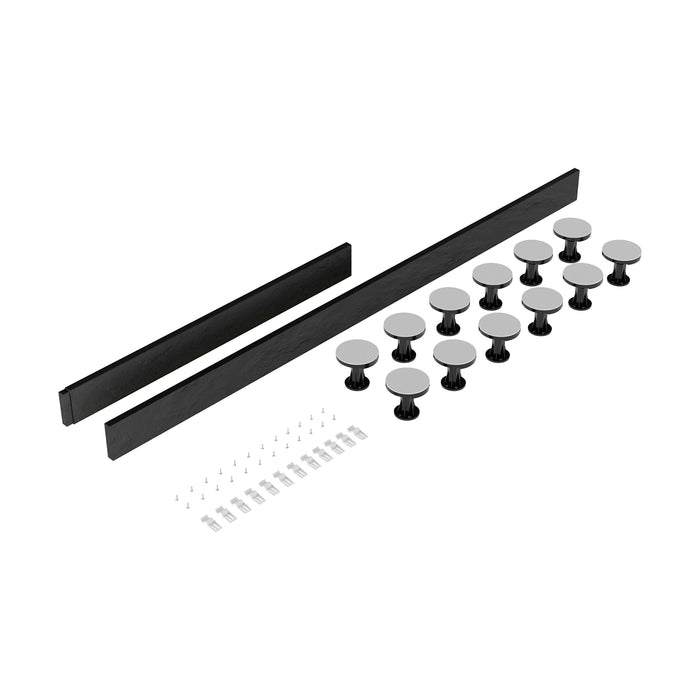 [BELG4S] Shower Tray Leg Set for 1300 - 1800mm Rectangular and Walk-In Shower Trays, Choice of Colour - Cutout
