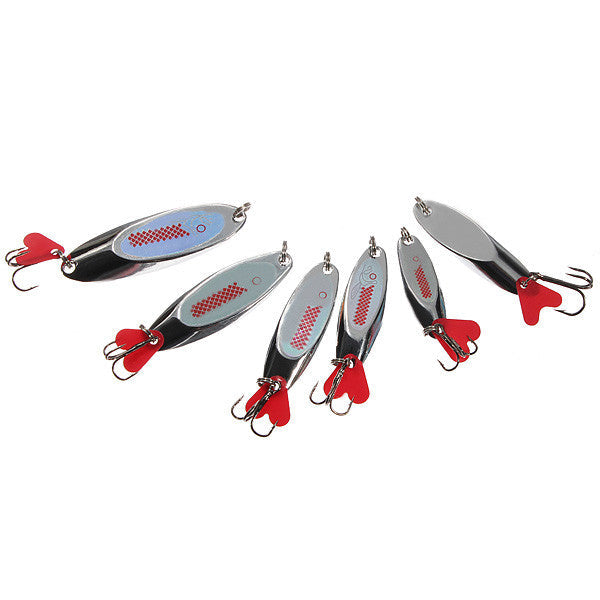 Silver Angled Miter Iron Copper Metal Sequins Lure Lure - GhillieSuitShop