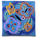 Skyward Blooms | Furoshiki Gift Wrapping Cloth
