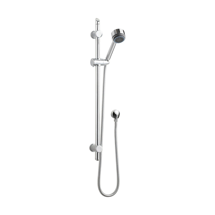 [BSSR042] Slide Rail Shower Kit with Multi Function Head & Outlet Elbow - Chrome - Cutout