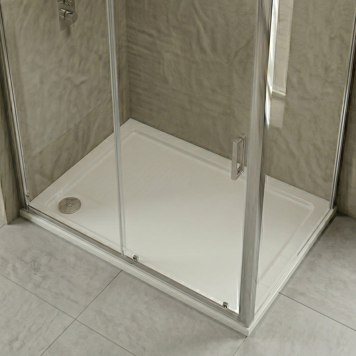 [BETSR024] Slip Resistant Slimline Rectangular Shower Tray - Choice of Size - Silo
