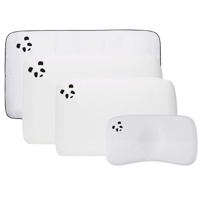 [A] Panda Bamboo Pillow CoversL