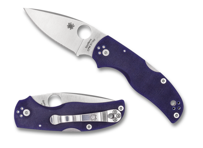 Spyderco Native 5 -  Dark Blue G-10 - CPM-S110V - C41GPDBL5 - SNK/WTO - Home Office