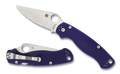 Spyderco Paramilitary 2 - Blue/Purple G10 - CPM-S110V - C81GPDBL2 - SNK/WTO - Home Office