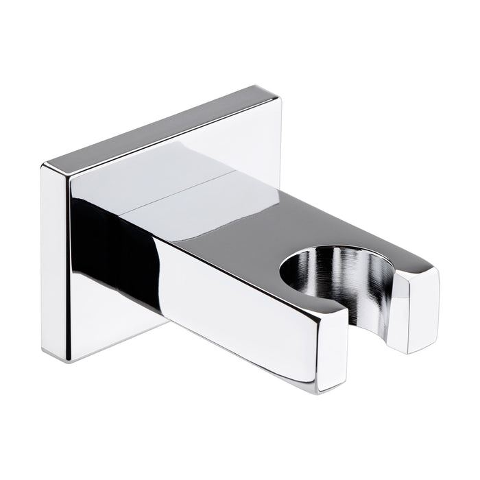 [BSHH794] Square Chrome Wall Mounted Shower Head Bracket - Cutout