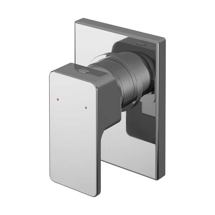 [BSEMMV10] Square Concealed Manual Shower Valve (1 Outlet) - Chrome - Cutout