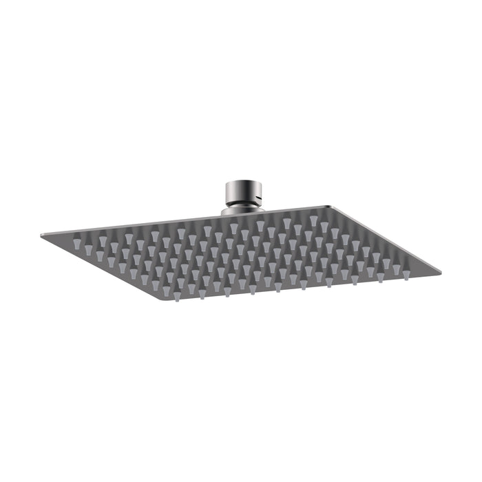 [BSSH7088] Square Fixed Head, 200mm - Matt Black - Cutout