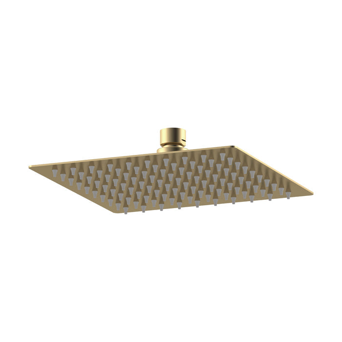 [BSSH8088] Square Fixed Head, 200mm - Matt Black - Cutout