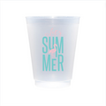 Summer Flamingo Shatterproof Cups