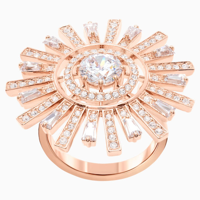 SUNSHINE:RING LRG CZWH/CRY/ROS 58