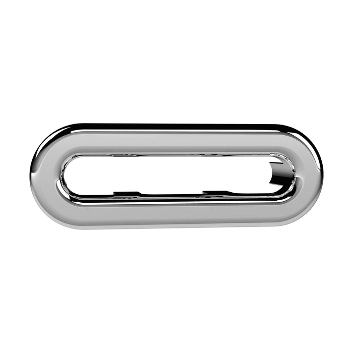 [BAOF01U] Swynnerton Traditional Oval Overflow Cover, 50mm x 26mm - Choice of Colour - Cutout