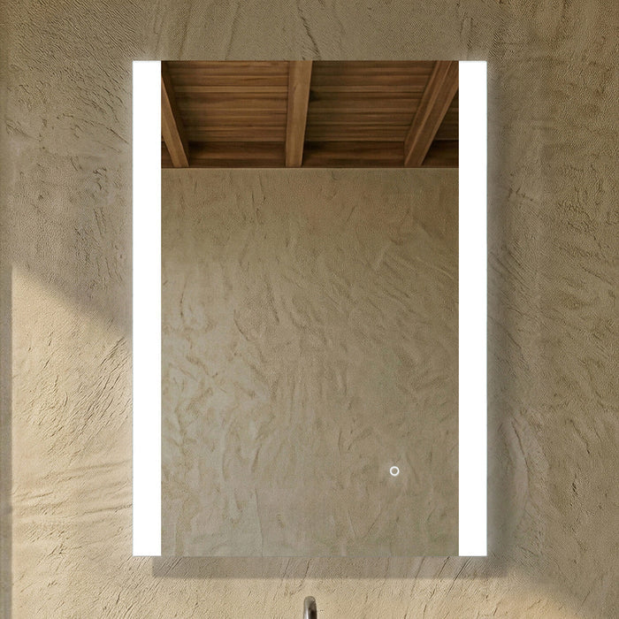 [BMAM601] Talke Contemporary Rectangular LED Illuminated Touch Sensor Mirror with Demister, 700mm x 500mm - Silo