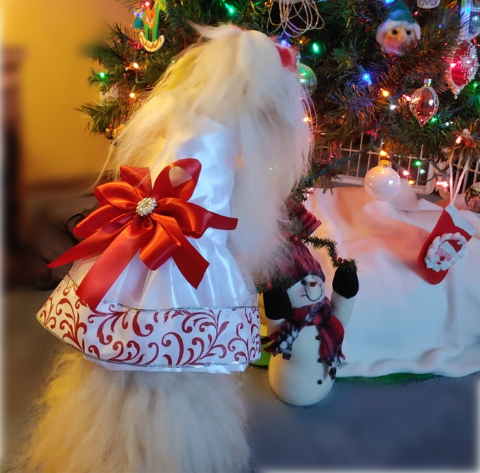 Teacup's Christmas Dress