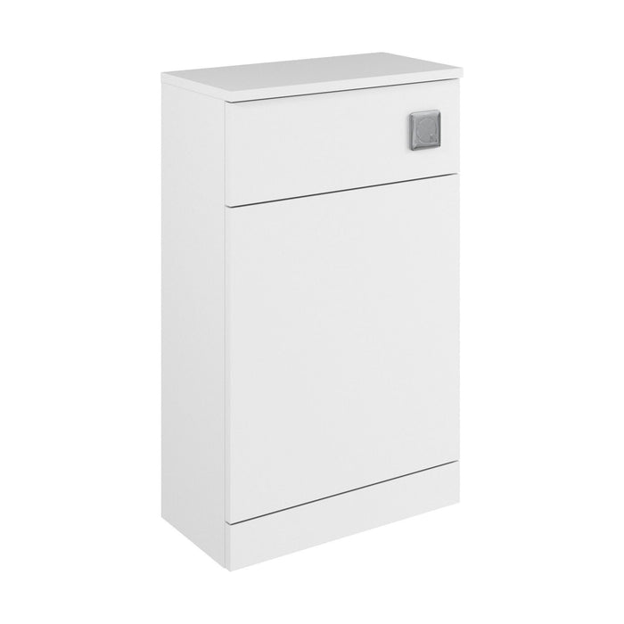 [BFC104WT] Tean Square Floor Standing WC Back to Wall Toilet Unit, Choice of Size and Colour - Cutout