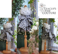 The Gingham & Lace Dog Dress