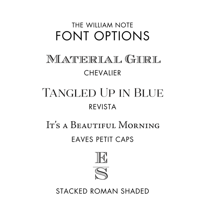 The William Note
