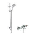[BSBR89BV1] Thermostatic Bath Shower Mixer Tap & Water Saving Handset Slide Rail Kit Bundle - Chrome - Balterley - Cutout