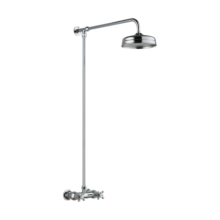 [BSSK3118] Thermostatic Exposed Shower Valve & Rigid Riser Kit - Chrome - Cutout