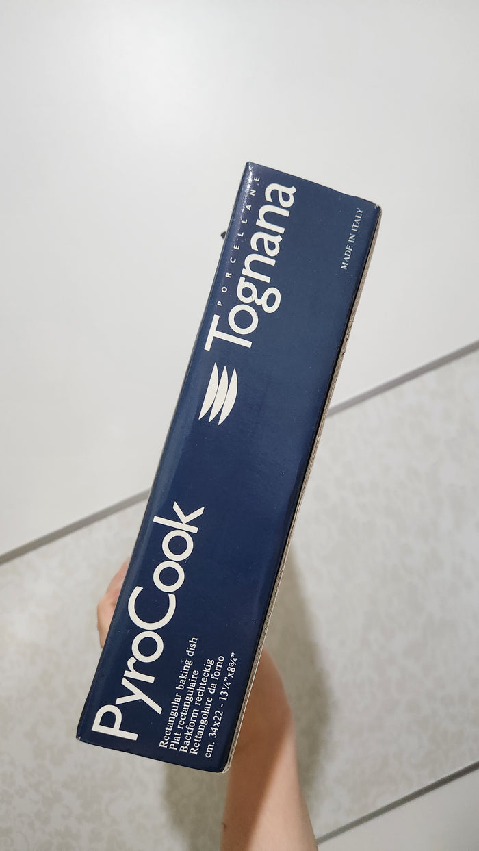 Tognana PyroCook Rectangular Porcelain Baking Dish - Made in Italy (34x22 cm)