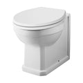 [BCHA806] Traditional Back to Wall Toilet Pan, Classic White Ceramic WC with Timeless Bathroom Design by Balterley - Cutout