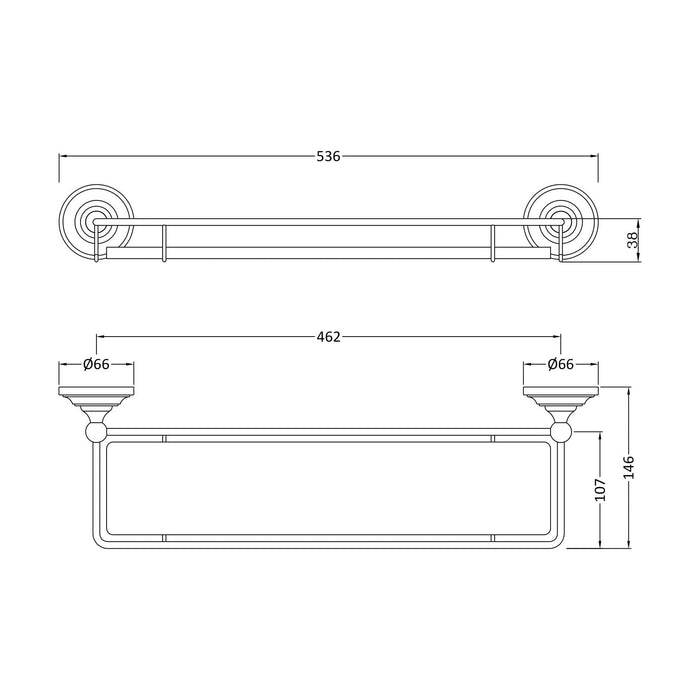 [BAHA305] Gallery Shelf - Technical Drawing