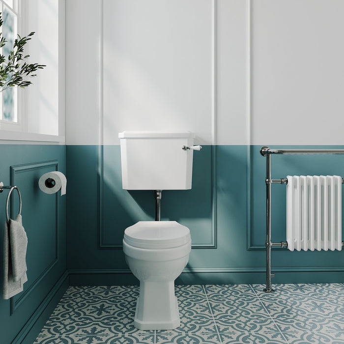 [BCKI001] Traditional Classic Low Level Toilet Pan, Cistern and Flush Pipe Kit - Lifestyle 1